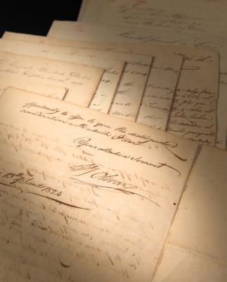 Lot #120 Simon Bolivar Letter Signed to Commodore