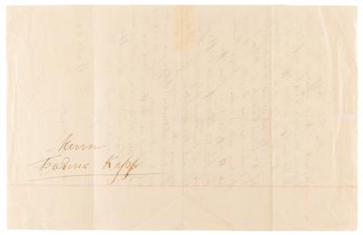 Lot #130 Mikhail Bakunin Autograph Letter Signed, While Exiled from Russia - Image 3