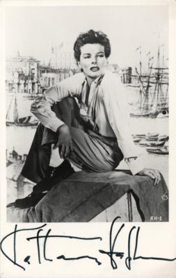 Lot #667 Katharine Hepburn Signed Photograph - Image 1