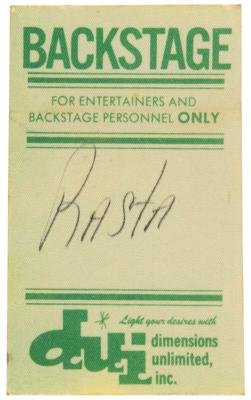 Lot #469 Bob Marley Signature with Backstage Pass (Landover, Maryland on June 16, 1978) - Image 2