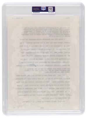 Lot #1058 Malcolm X Signed Page for Alex Haley’s 1963 Playboy Interview - PSA NM-MT 8 - Image 2