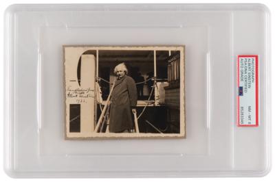 Lot #1064 Albert Einstein Signed Photograph (1933)