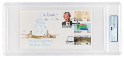 Lot #1059 Nelson Mandela Signed Inauguration Cover