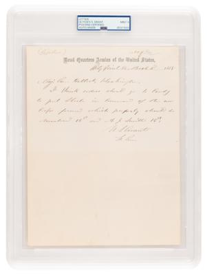 Lot #1009 U. S. Grant Autograph Letter Signed,