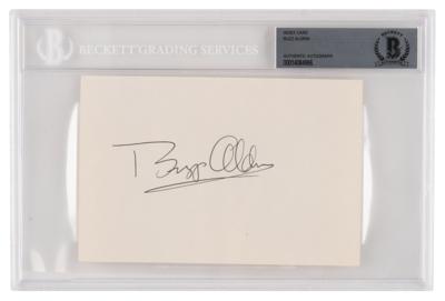 Lot #1137 Buzz Aldrin Signature