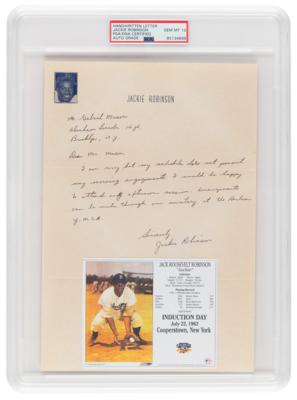 Lot #1238 Jackie Robinson Autograph Letter Signed