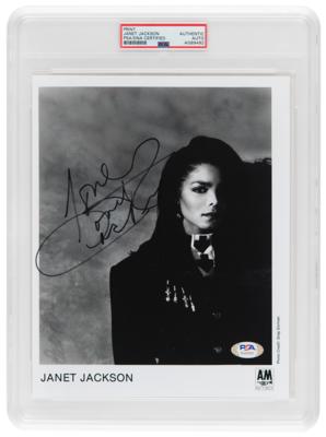 Lot #1205 Janet Jackson Signed Photograph - Image 1