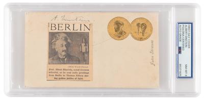 Lot #1065 Albert Einstein Signed 'Light's Golden