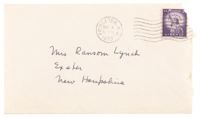 Lot #1066 Robert Oppenheimer Autograph Letter Signed After His Visiting Fellowship at Phillips Exeter Academy (1955) - PSA MINT 9 - Image 3