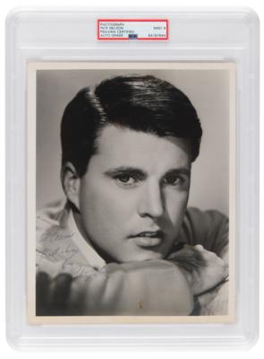 Lot #1194 Rick Nelson Signed Photograph - PSA MINT