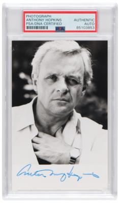 Lot #1221 Anthony Hopkins Signed Photograph