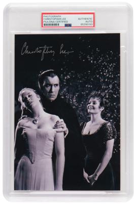 Lot #1225 Christopher Lee Signed Photograph