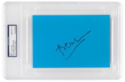 Lot #1019 Bill Clinton Signature - PSA GEM MT 10