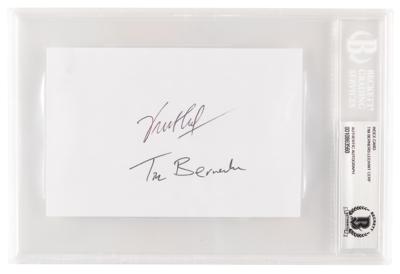 Lot #1086 Vint Cerf and Tim Berners-Lee Signatures