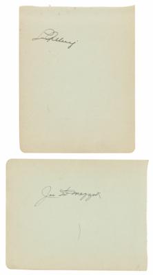 Lot #1233 Lou Gehrig and Joe DiMaggio Signatures