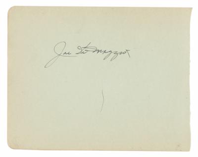 Lot #1233 Lou Gehrig and Joe DiMaggio Signatures - Image 3