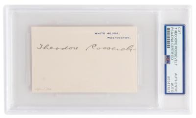 Lot #1012 Theodore Roosevelt Signed White House