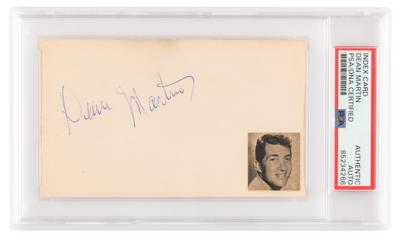 Lot #1227 Dean Martin Signature