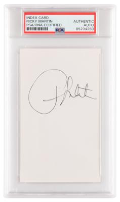 Lot #1206 Ricky Martin Signature - Image 1