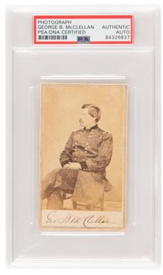 Lot #1112 George B. McClellan Signed Photograph -