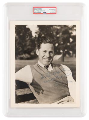 Lot #1234 Bobby Jones Signed Photograph