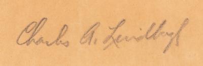 Lot #1128 Charles Lindbergh Autograph Letter Signed After His Son's Kidnapping, Ordering Reporters to Leave: "Our roads are blocked and communication made extremely difficult under present circumstances I am asking that everyone leave our farm" - Image 2