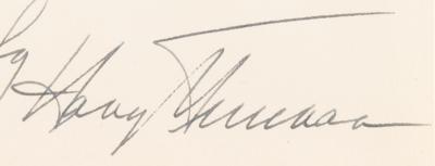 Lot #1014 Harry S. Truman Autograph Letter Signed on Winning on FDR's Ticket: "Hope you'll both call on us in Washington, when I'm really the V.P." - Image 2