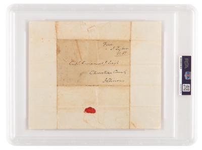 Lot #1005 John Tyler Extremely Rare Autograph Letter Signed as Vice President with Free Frank: "I am intensely opposed to the proscriptive policy" - Image 3