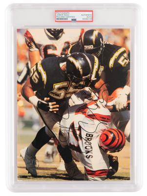 Lot #1285 Junior Seau Signed Photograph - Image 1