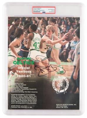 Lot #1273 Larry Bird Signed Photograph - Image 1