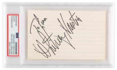 Lot #1204 Whitney Houston Signature - Image 1