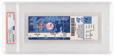 Lot #1275 Boston Red Sox: 2004 ALCS Game 7 Ticket - PSA GOOD 2 - Image 1