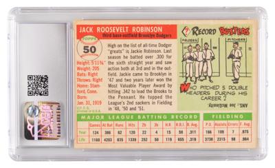 Lot #1243 1955 Topps #50 Jackie Robinson CSG VG+ 3.5 - Image 2