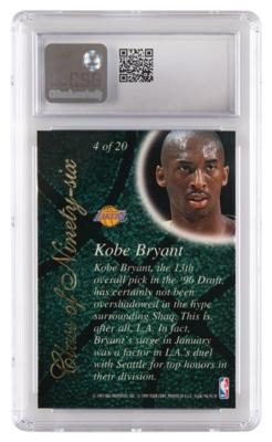 Lot #1252 1996 Flair Showcase #4 Kobe Bryant RC CSG NM-MT+ 8.5 - Image 2