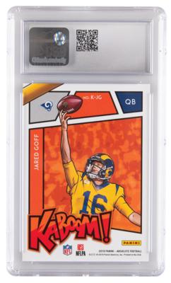 Lot #1267 2019 Panini Absolute Kaboom! Jared Goff CSG MT+ 9.5 - Image 2