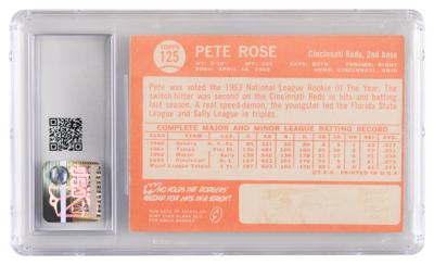 Lot #1245 1964 Topps #125 Pete Rose CSG VG-EX+ 4.5 - Image 2