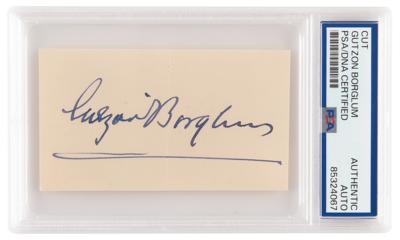 Lot #1147 Gutzon Borglum Signature