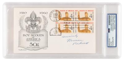 Lot #1150 Norman Rockwell Signed FDC