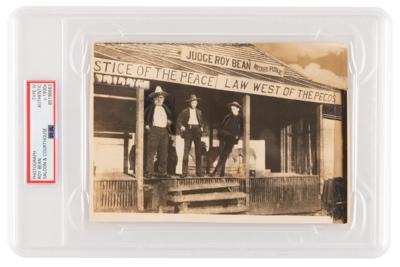 Lot #1078 Judge Roy Bean Original Photograph - PSA