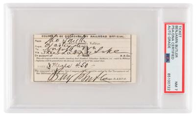 Lot #1117 Benjamin Butler Signed Railroad