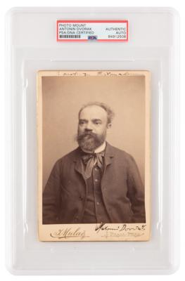 Lot #1168 Antonin Dvorak Signed Photograph