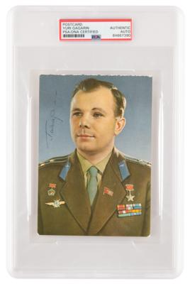 Lot #1138 Yuri Gagarin Signed Photograph