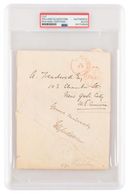 Lot #1091 William Gladstone Signature