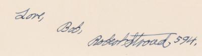 Lot #1107 Robert Stroud Autograph Letter Signed - PSA MINT 9 - Image 2