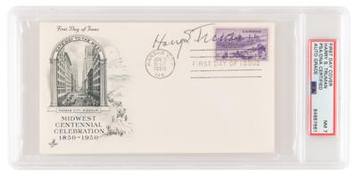 Lot #1043 Harry S. Truman Signed First Day Cover - PSA NM 7 - Image 1