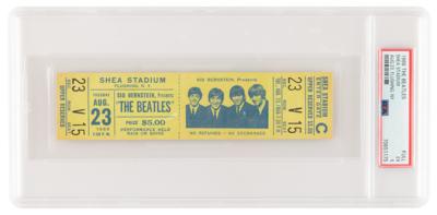 Lot #1181 Beatles 1966 Shea Stadium Concert Ticket