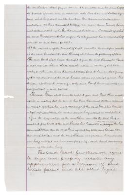 Lot #4012 Thomas Edison Document Signed for Electric Meter Patent - Used in Developing the Electric Light - Image 3