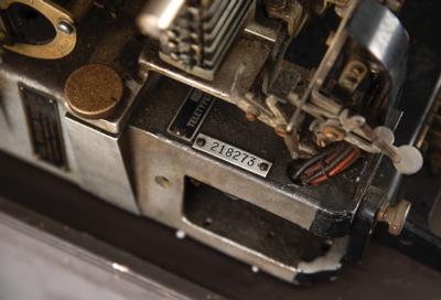 Lot #4026 World War II Teletype Archive with Model 15 Printer, Covering FDR's Death, Japan's Surrender, and the Atomic Bomb - Image 10