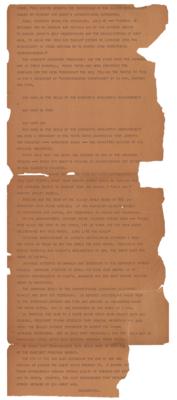 Lot #4026 World War II Teletype Archive with Model 15 Printer, Covering FDR's Death, Japan's Surrender, and the Atomic Bomb - Image 4
