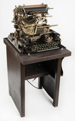 Lot #4026 World War II Teletype Archive with Model 15 Printer, Covering FDR's Death, Japan's Surrender, and the Atomic Bomb - Image 5